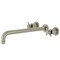 Kingston Brass KS8048DX Wall Mount Tub Faucet, Brushed Nickel KS8048DX - alternate 1